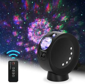 img 3 attached to 🌌 RTjoy Star Projector Battery Version - Galaxy Sky Projector with Remote Control - Night Light Projector for Adults and Kids Bedrooms - USB or 3H 2000mAh Battery Operated (Black)