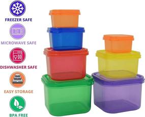 img 3 attached to Prefer Green 7 PCS Portion Control Containers Kit: Complete Guide, 21-Day 🥦 Tracker, Meal Planner, and Recipes PDFs - Label-Coded, Multi-Color-Coded System for Effective Weight Loss