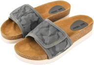 womens sandals comfort camouflage breathe logo