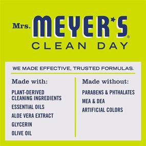 img 1 attached to 🍋 Mrs. Meyer's Clean Day Liquid Hand Soap - Cruelty Free & Biodegradable Wash Formula - Lemon Verbena Scent - 12.5oz (Pack of 3)