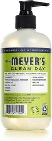 img 3 attached to 🍋 Mrs. Meyer's Clean Day Liquid Hand Soap - Cruelty Free & Biodegradable Wash Formula - Lemon Verbena Scent - 12.5oz (Pack of 3)