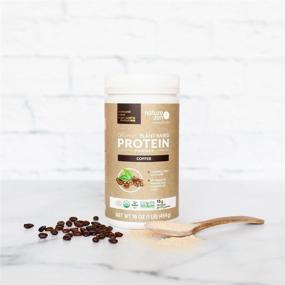 img 3 attached to 🌿 Nature Zen Organic Rice Protein Powder - Plant Based Gluten & Sugar Free, No Soy or Peanuts - Coffee Flavor, 16 Oz