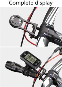 img 3 attached to 🚲 ZJWSRSST Держатель Garmin GPS на руль велосипеда с удлиненным креплением Out-Front с переходником, идеально подходит для спортивной экшн-камеры и навигаторов Garmin Edge 25 130 200 500 510 520 800 810 820 1000 1030.