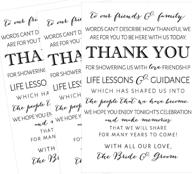 🎉 deluxe wedding thank you package: 50 place cards, rehearsal dinner table sign, menu setting notes & more! logo