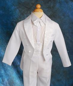 img 1 attached to 👔 Dressy Daisy Classic Tuxedo: Elegant Boys' Clothing for Wedding Occasions