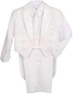 👔 dressy daisy classic tuxedo: elegant boys' clothing for wedding occasions logo