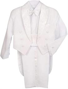 img 4 attached to 👔 Dressy Daisy Classic Tuxedo: Elegant Boys' Clothing for Wedding Occasions