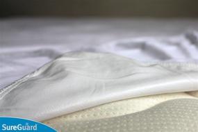 img 2 attached to SureGuard Twin XL Mattress Protector: Waterproof, Hypoallergenic, Premium Cotton Terry Cover