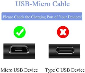 img 3 attached to 3.3 Ft Micro USB Charger Cable for Bose SoundLink Color Bluetooth Speaker, Soundlink Mini II/Revolve/Revolve Plus, SoundSport Wireless Headphones - Portable Speaker & Headphone USB Charging Cord