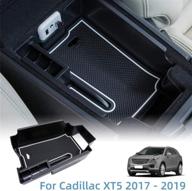 организуйте свой cadillac xt5 с лотком для хранения в центральной консоли vesul - идеально подходит для моделей 2017-2019 логотип