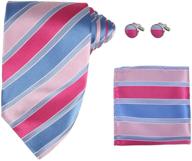 striped designer cufflinks 👔 for boys' neckties - h5091 logo