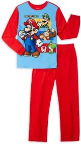 img 1 attached to Super Mario Little Pajama Sleepwear