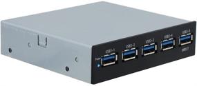 img 4 attached to 🔌 SEDNA - Internal 5 Port USB 3.0 Hub for Easy Connectivity (Floppy Bay Compatible)