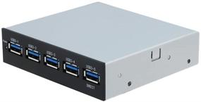 img 3 attached to 🔌 SEDNA - Internal 5 Port USB 3.0 Hub for Easy Connectivity (Floppy Bay Compatible)