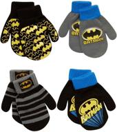 🛡️ dc comics superhero boys' accessories and cold weather assortment logo
