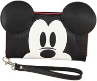 кошелек-браслет для смартфона disney mickey mouse ears 90th anniversary true original в 3d исполнении логотип