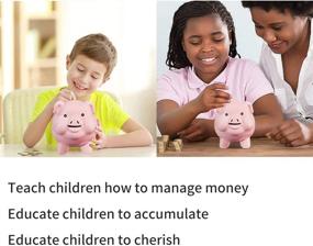 img 1 attached to 🐷 Ceramic Piggy Bank: A Delightful Keepsake for Savers Worldwide!