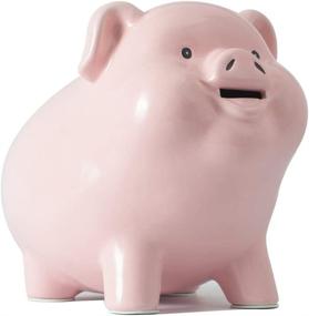 img 4 attached to 🐷 Ceramic Piggy Bank: A Delightful Keepsake for Savers Worldwide!