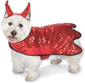 img 4 attached to Zack and Zoey Sequin Devil Dog Costume