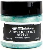🧜✨ prima marketing art alchemy-sparks-mermaid sparkle 50ml, 1.7 fl oz (pack of 1), black: vibrant glittery pigment for creative projects logo