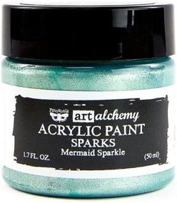 img 2 attached to 🧜✨ Prima Marketing Art Alchemy-Sparks-Mermaid Sparkle 50ml, 1.7 Fl Oz (Pack of 1), Black: Vibrant Glittery Pigment for Creative Projects