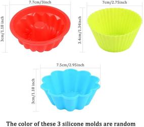 img 1 attached to 🌸 Sntieecr 24 Pieces: Flower Shaped Silicone Soap Molds Set for DIY Homemade Craft Soap - 12 Unique Shapes Included