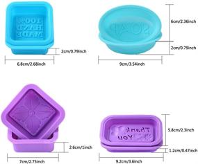 img 3 attached to 🌸 Sntieecr 24 Pieces: Flower Shaped Silicone Soap Molds Set for DIY Homemade Craft Soap - 12 Unique Shapes Included
