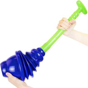 img 4 attached to 🚽 Luigi's Toilet Plunger: Ultimate Unblocker for All Toilets with Powerful Bellows Action (2020 Heavy Duty Version)
