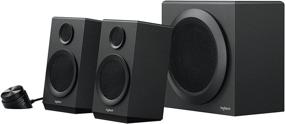 img 3 attached to 🔊 Renewed Logitech Z333 2.1 Speakers with Easy-access Volume Control and Headphone Jack – Compatible with PC, Mobile Devices, TV, DVD/Blu-ray Players, and Game Consoles