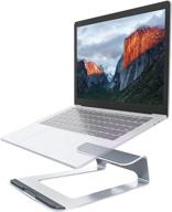 ergonomic aluminum notebook compatible computers logo