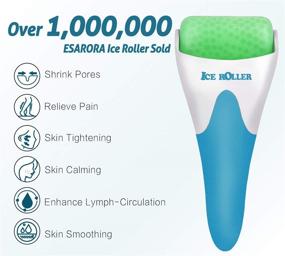 img 2 attached to ESARORA Facial and Eye Ice Roller: Puffiness, Migraine, Pain Relief, Minor Injury, and Skincare Solution