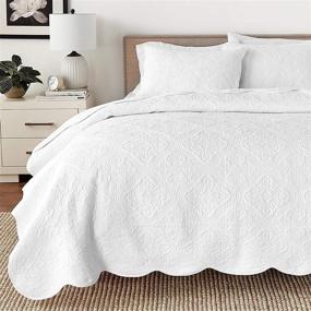 img 4 attached to Cozy Line Home Fashions Scalloped