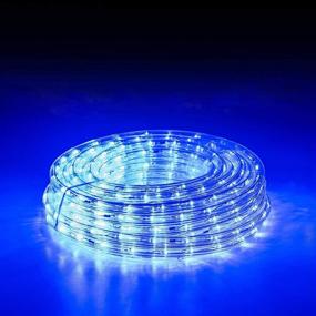 img 2 attached to 🔵 Enhance Your Space with Qulaten LED Rope Lights: 50ft Waterproof Connectable LED String Lights for Indoor/Outdoor Decorative Lighting in Blue