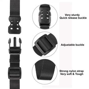 img 3 attached to Ayaport Utility Straps Quick Release Adjustable