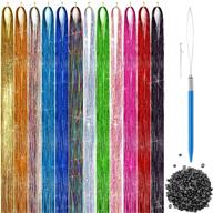 tinsel extensions glitter tensile resistant logo