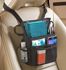 img 4 attached to 🚗 SwingAway Front Seat Car Organizer: Compact and Practical Solution by High Road