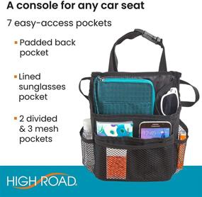 img 1 attached to 🚗 SwingAway Front Seat Car Organizer: Compact and Practical Solution by High Road