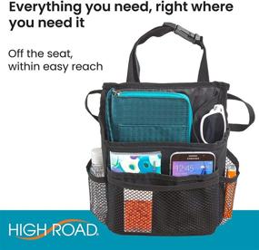 img 2 attached to 🚗 SwingAway Front Seat Car Organizer: Compact and Practical Solution by High Road