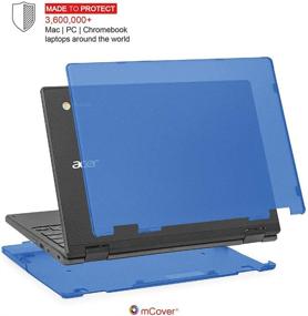 img 2 attached to 🔒 MCover Защитный чехол для Chromebook CB3 111 CB3 131: Высококачественная защита для вашего Chromebook