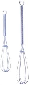 img 3 attached to Compact Duo: Mini Whisks Set - 5 Inches and 7 Inches