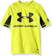 👕 under armour boys rashguard: white swim shirt for boys' comfort & protection logo