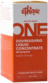 img 4 attached to 🌿 Sustainable Natural Dishwashing Liquid Concentrate Bar - Sweet Orange Scent - Palm Oil Free - Cruelty Free - Compostable & Zero Waste - Creates 1 Bottle of Dishwashing Liquid - 1.77 oz