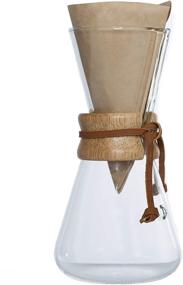 img 3 attached to ☕ Hand-Blown Chemex Coffee Maker - 3 Cup Capacity: Enhance Your Brewing Experience!