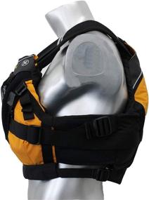img 2 attached to 🌊 Stohlquist Descent PFD in Mango, Small/Medium - The Perfect Personal Floatation Device
