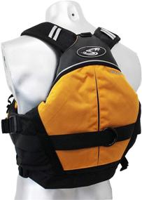 img 1 attached to 🌊 Stohlquist Descent PFD in Mango, Small/Medium - The Perfect Personal Floatation Device