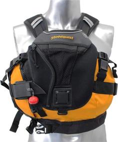 img 3 attached to 🌊 Stohlquist Descent PFD in Mango, Small/Medium - The Perfect Personal Floatation Device
