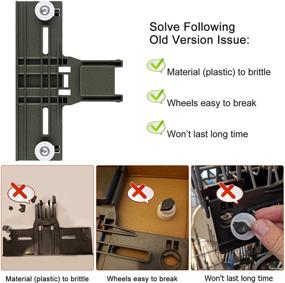 img 1 attached to Dishwasher Top Rack Adjuster - Enhanced Polymer Material (Model: W10350375)