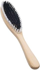 img 4 attached to 👕 Clothing Brush with Sturdy Bristles and Durable Wood Handle - Ideal for Removing Garment Lint, Pet Hair, Dust, and Suede - Perfect for Wool Suits, Hats, and More! by Superio…