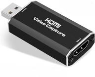 🎥 the ultimate hd 1080p usb video audio capture card: record, stream & acquire in stunning full hd 1080p 30fps via dslr, camcorder & action cam logo