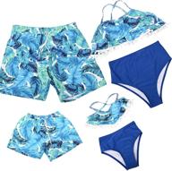 stylish and chic purfeel matching swimwear: enhancing women's beach wardrobe with perfect swimsuits and cover-ups logo